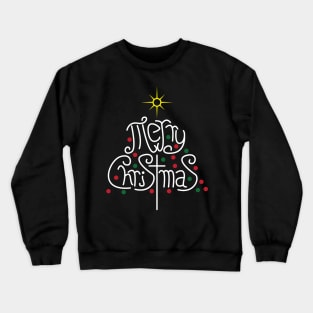 Merry Christmas Tree Shirt Crewneck Sweatshirt